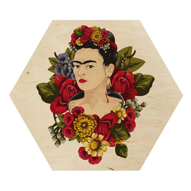 Cuadros modernos Frida Kahlo - Roses