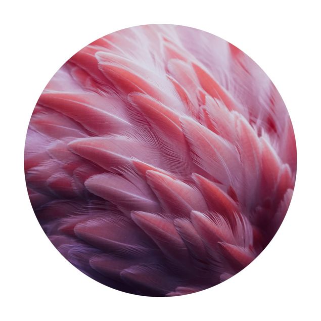 Alfombra natural Flamingo Feathers Close-Up