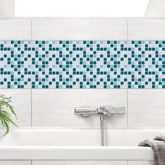 Adhesivos para azulejos mosaico Mosaic Tiles Turquoise Blue