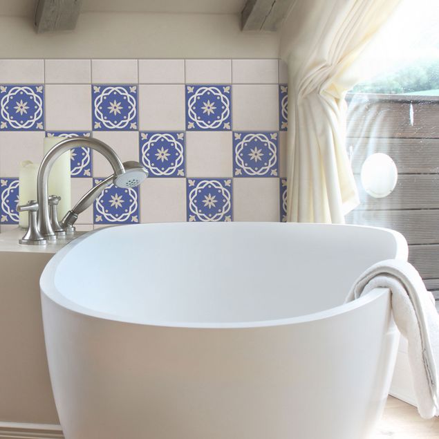 Adhesivos para azulejos patrones Portuguese tile blue