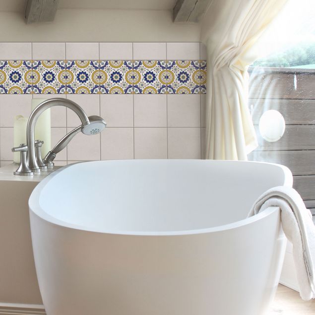 vinilos para cubrir azulejos baño Portuguese tile panel from 4 Azulejo tiles