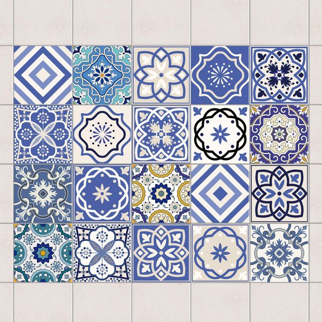 Decoración en la cocina 20 Mediterranean tiles
