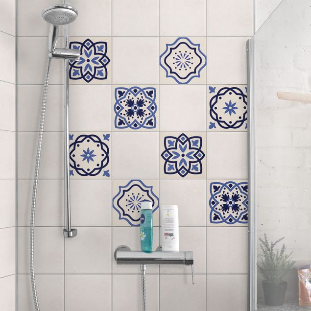 vinilo para azulejos 4 Portuguese tiles crème