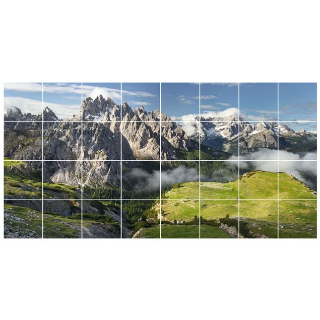 Adhesivos para azulejos en verde Italian Alps