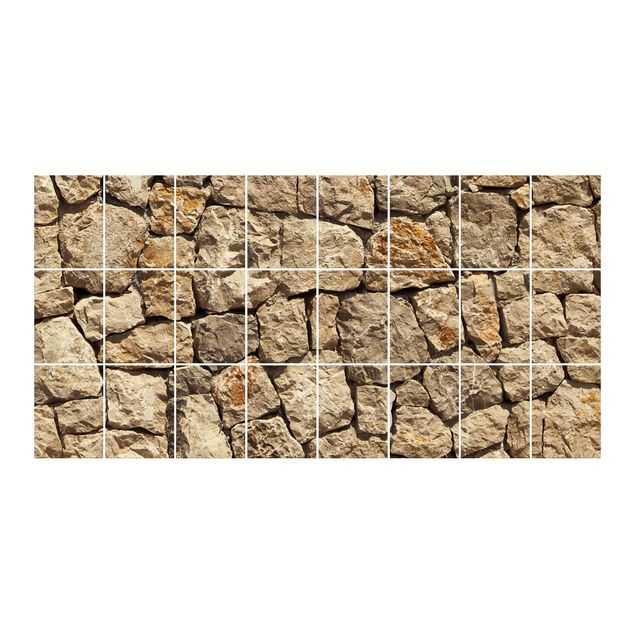 Adhesivos para azulejos Old Cobblestone Wall