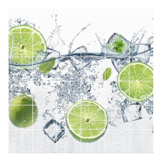 Vinilo azulejos cocina Refreshing Lime