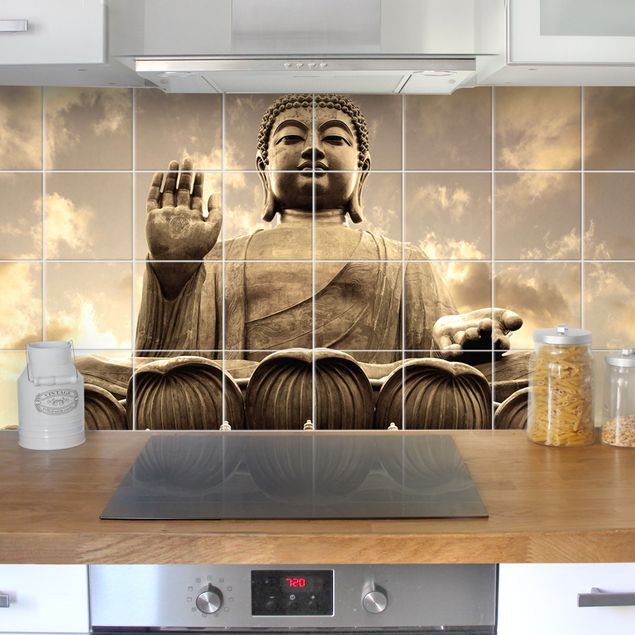 Decoración cocina Big Buddha Sepia