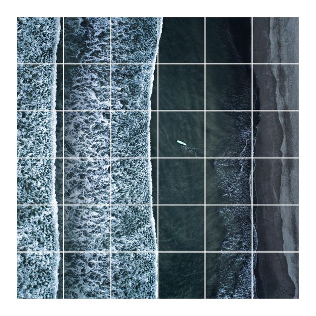 Adhesivos para azulejos en gris Aerial View - The Challenger
