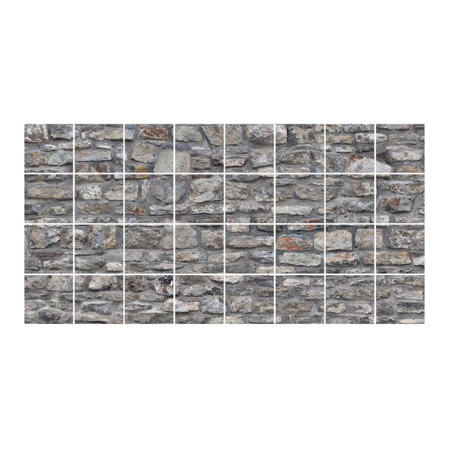vinilos para cubrir azulejos baño Natural Stone Wallpaper Old Stone Wall