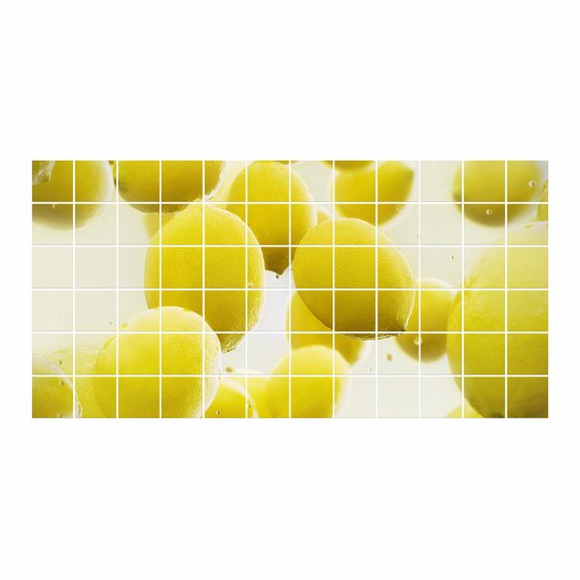vinilos para cubrir azulejos baño Lemons In Water