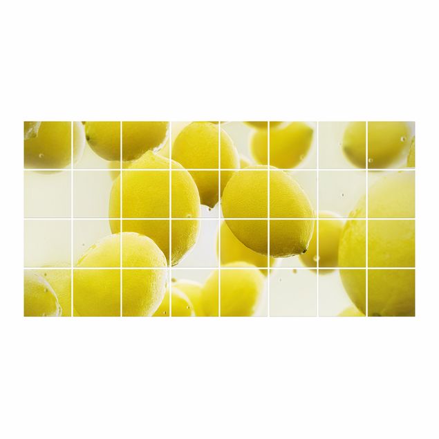 vinilo para azulejos Lemons In Water