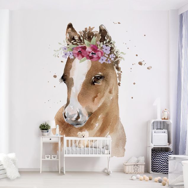 Decoración habitación infantil Floral Pony
