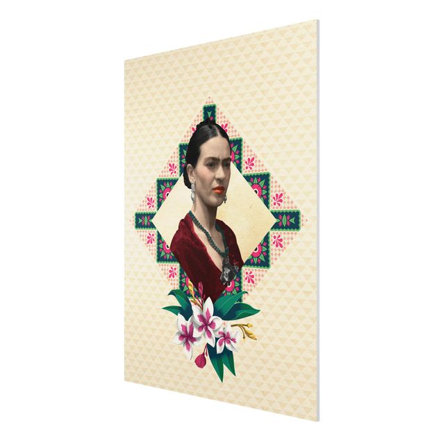 Cuadros de plantas Frida Kahlo - Flowers And Geometry