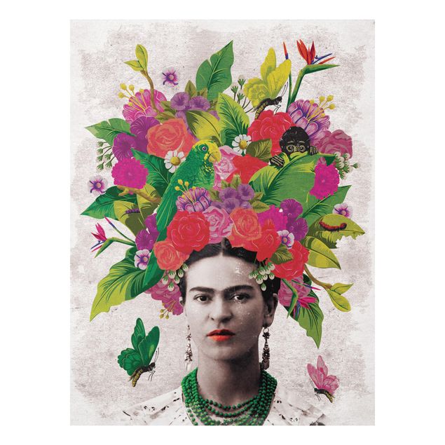 Reproducciones de cuadros Frida Kahlo - Flower Portrait