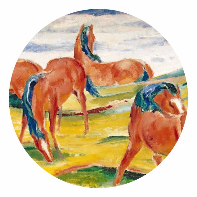 Reproducciones de cuadros Franz Marc - Grazing Horses