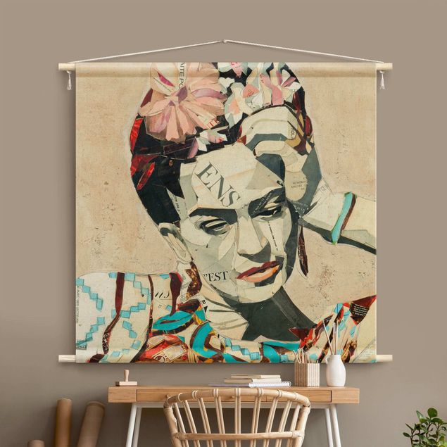 Tapiz XXL Frida Kahlo - Collage No.1