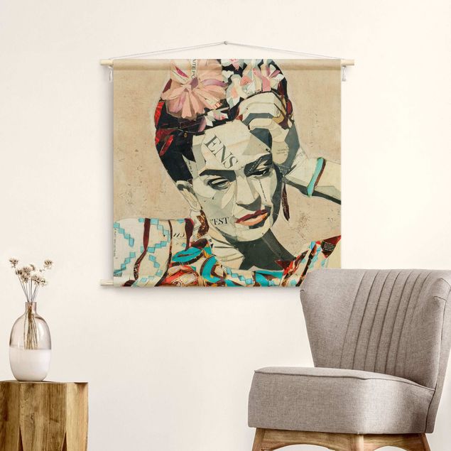 Tapiz arte Frida Kahlo - Collage No.1