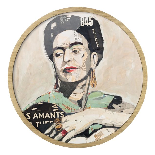 Cuadros de retratos Frida Kahlo - Collage No.4