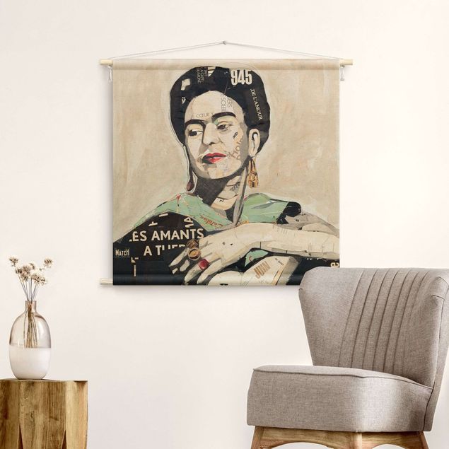 Tapices de arte Frida Kahlo - Collage No.4