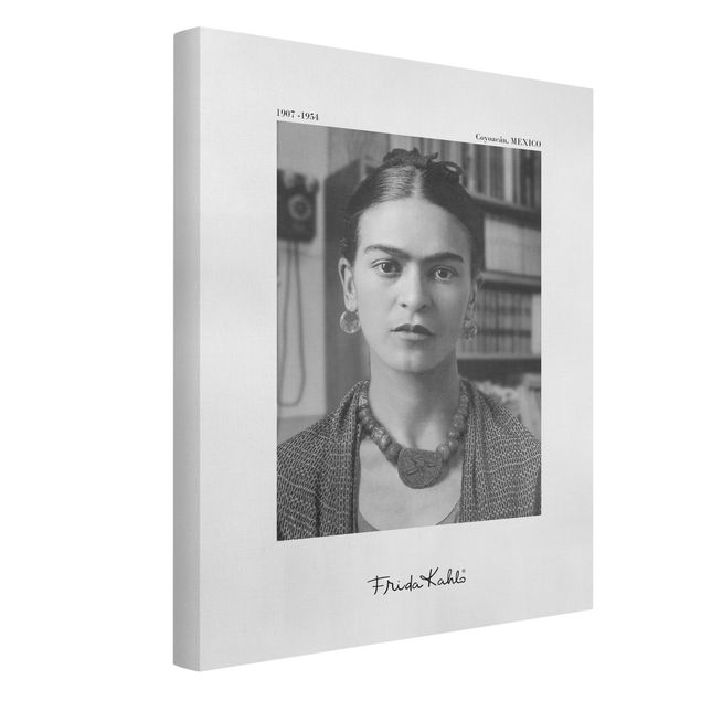 Láminas de cuadros famosos Frida Kahlo Photograph Portrait In The House