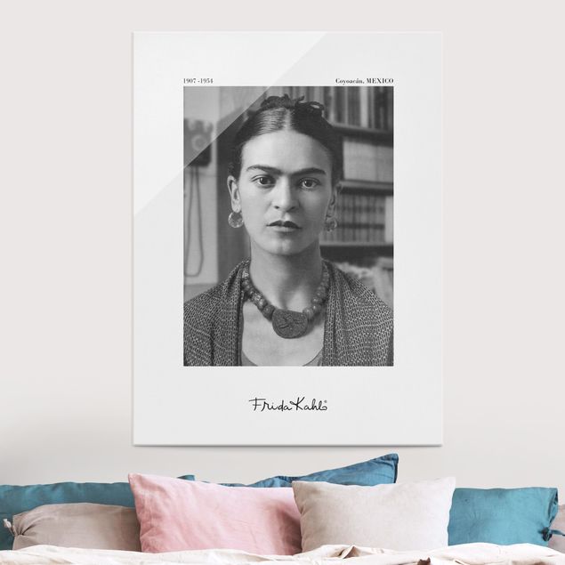 Láminas cuadros famosos Frida Kahlo Photograph Portrait In The House