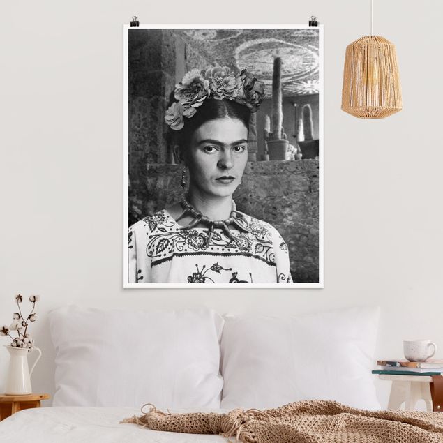 Reproducciones de cuadros Frida Kahlo Photograph Portrait With Cacti