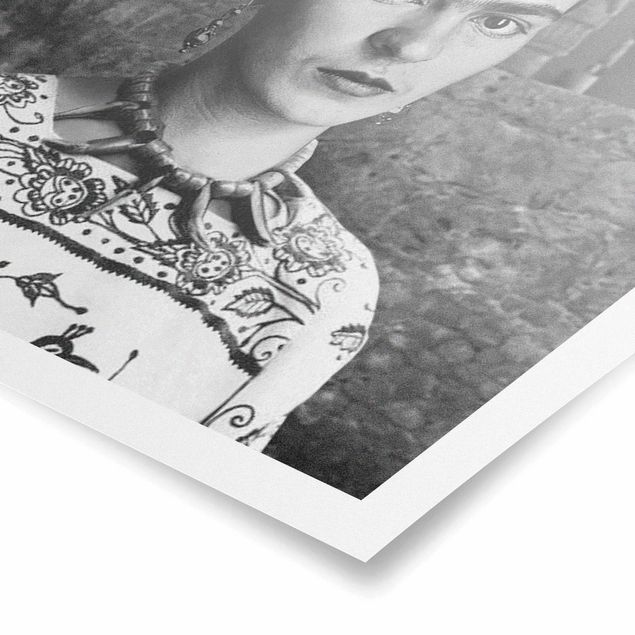 Cuadros a blanco y negro Frida Kahlo Photograph Portrait With Cacti