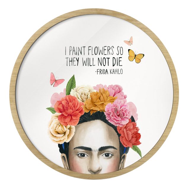 Cuadros modernos Frida's Thoughts - Flowers