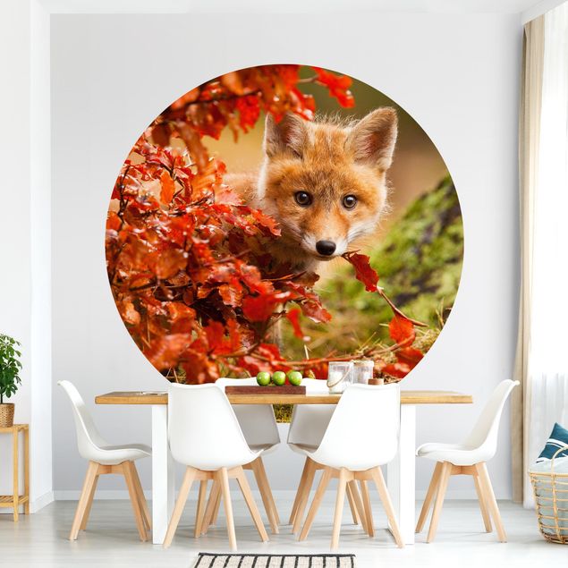 Decoración habitacion bebé Fox In Autumn