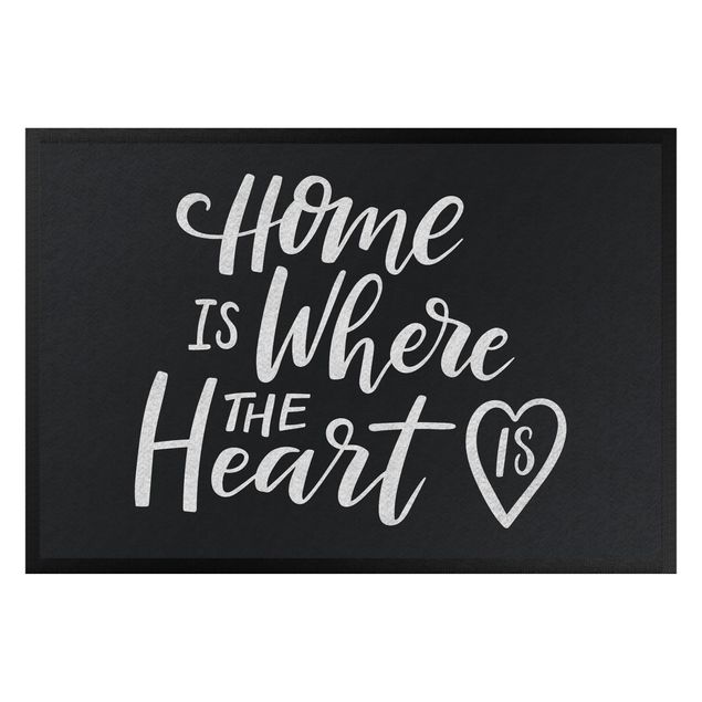 Felpudo personalizado familia Home Is where the Heart Is