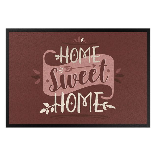 Felpudo personalizado familia Home sweet Home Vintage