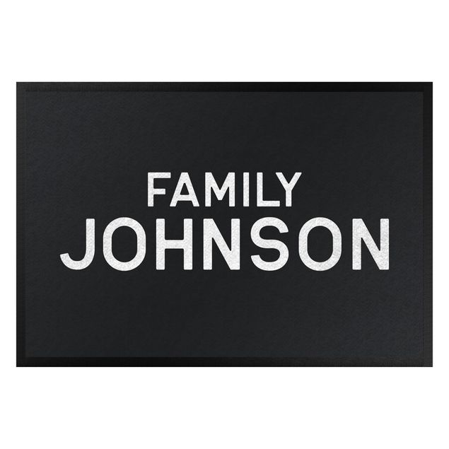 Felpudos personalizados familia Family Surname