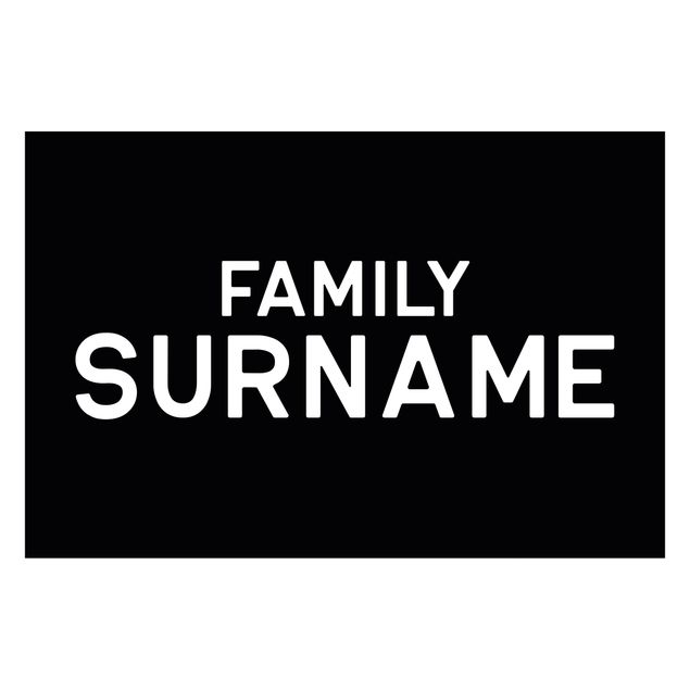 Alfombras pequeñas Family Surname