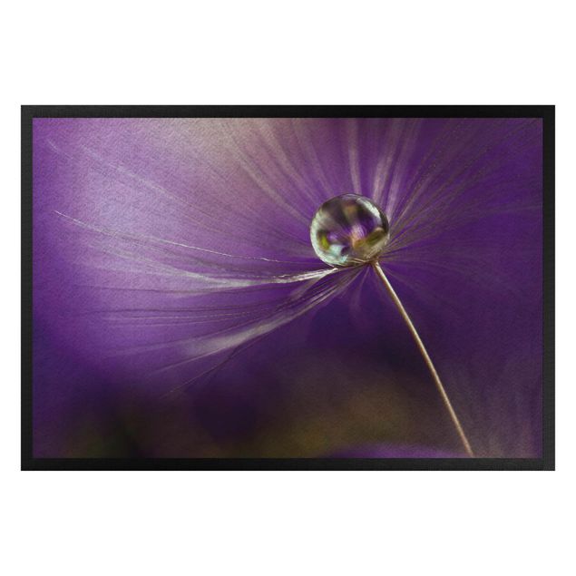 Felpudos flores Dandelion In Violet