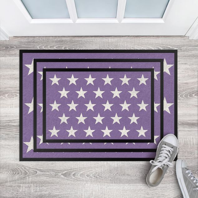 Alfombras modernas Stars Staggered Lilac