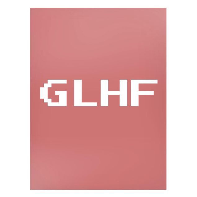 Cuadros con frases motivadoras Gaming Abbreviation GLHF