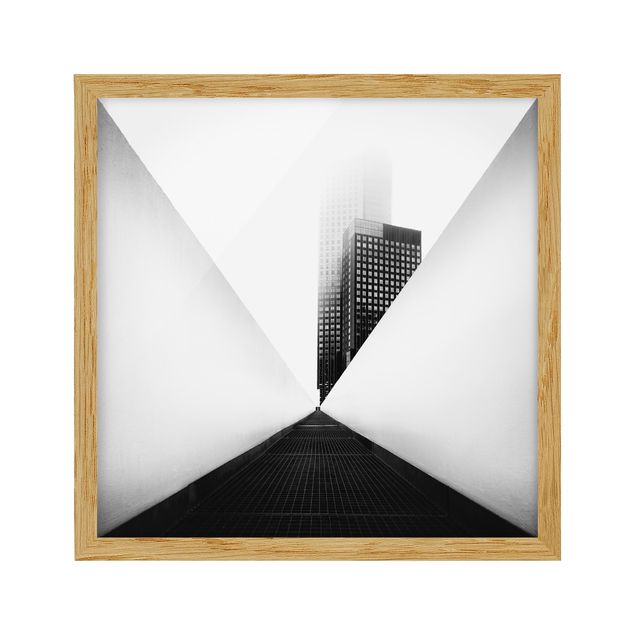 Cuadros industriales Geometrical Architecture Study Black And White