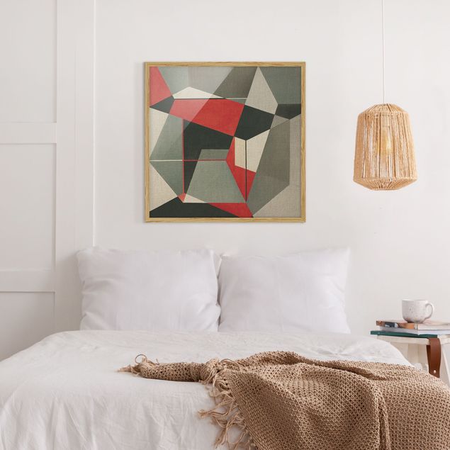 Cuadros abstractos modernos Geometrical Fox