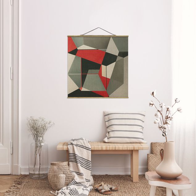 Cuadros abstractos Geometrical Fox