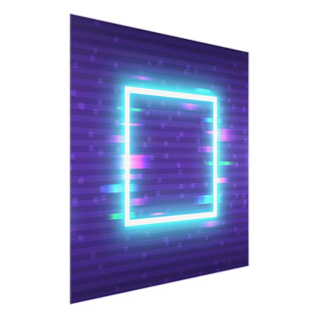 Tableros magnéticos de vidrio Geometrical Square In Neon Colours