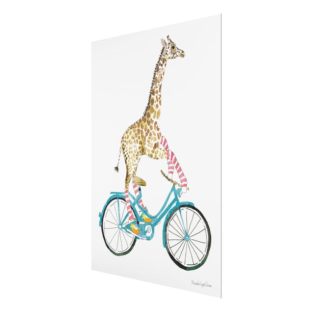 Cuadros decorativos Giraffe on a joy ride II