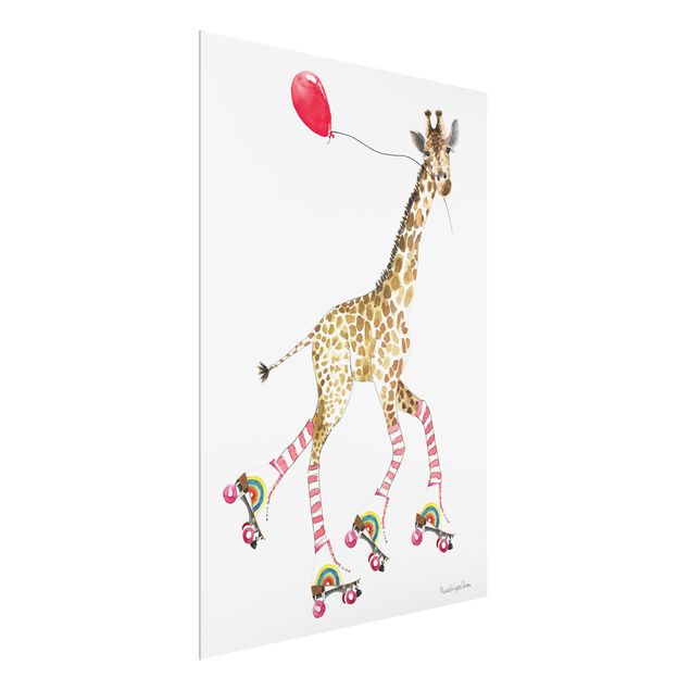 Cuadros decorativos modernos Giraffe on a joy ride