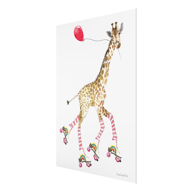 Cuadros decorativos Giraffe on a joy ride