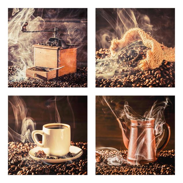 Cuadros en tonos beige y marrón Coffee - Steam