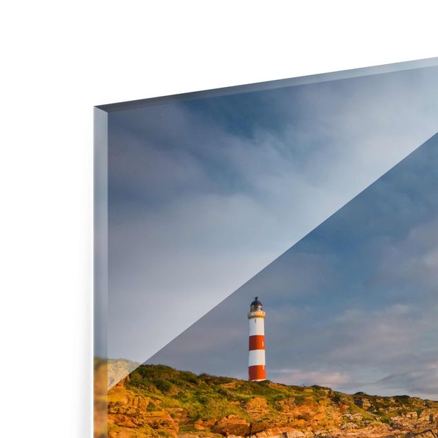 Cuadros de cristal playas Lighthouse collage