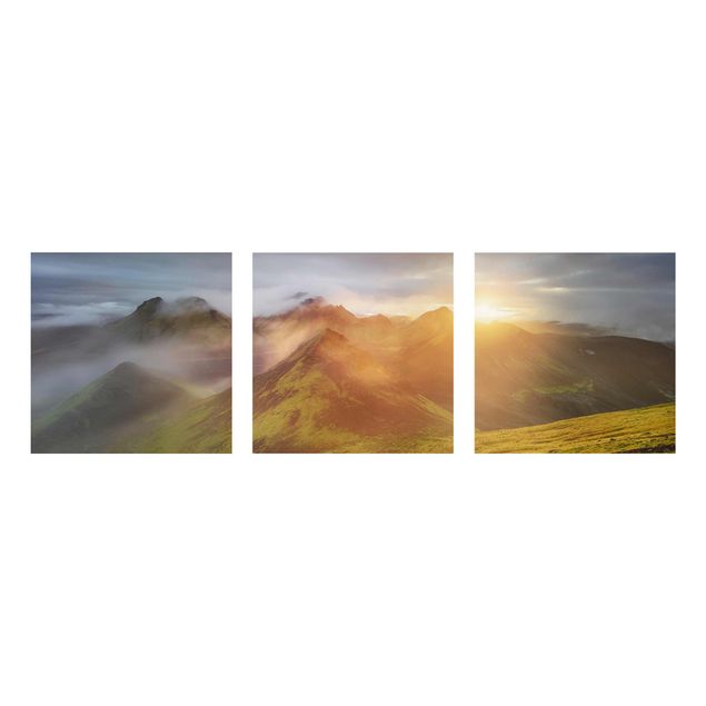 Cuadros de paisajes de montañas Storkonufell In Sunrise