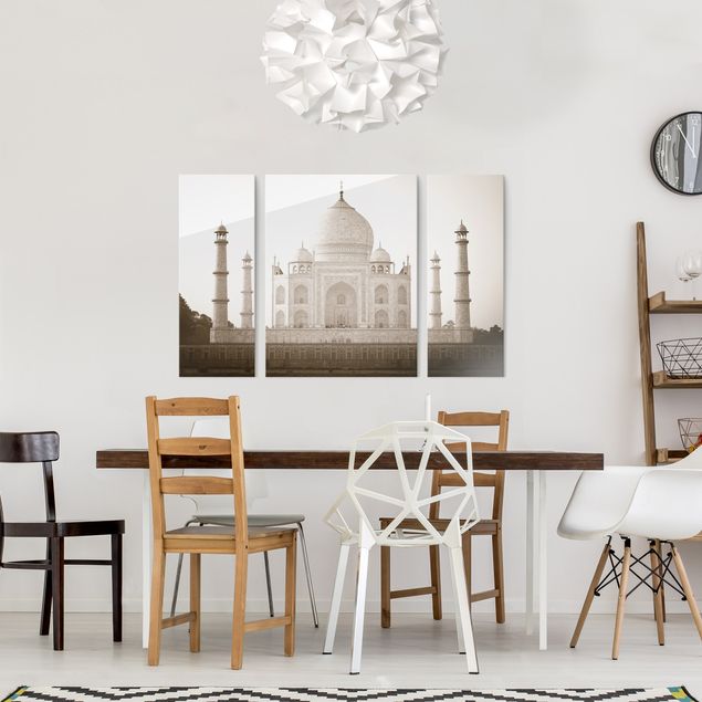 Cuadros de cristal arquitectura y skyline Taj Mahal