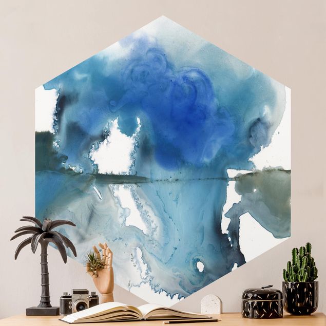 Papel pintado moderno Glacier Melt I