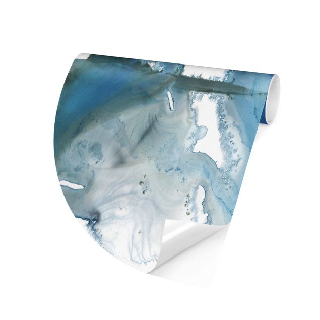 Papel pintado tonos azules Glacier Melt I