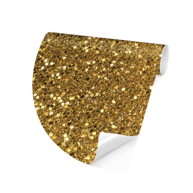 Papel pintado con patrones Glitter Confetti In Gold